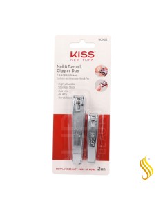 Red Kiss Kny Nail And Toenail Clipper Duo 2 Piezas Corta Uñas